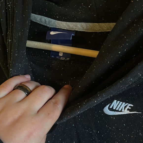 Nike Flecked Roll Neck Hoodie - Picture 2 of 2